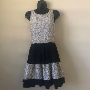 Light Pink and black dress